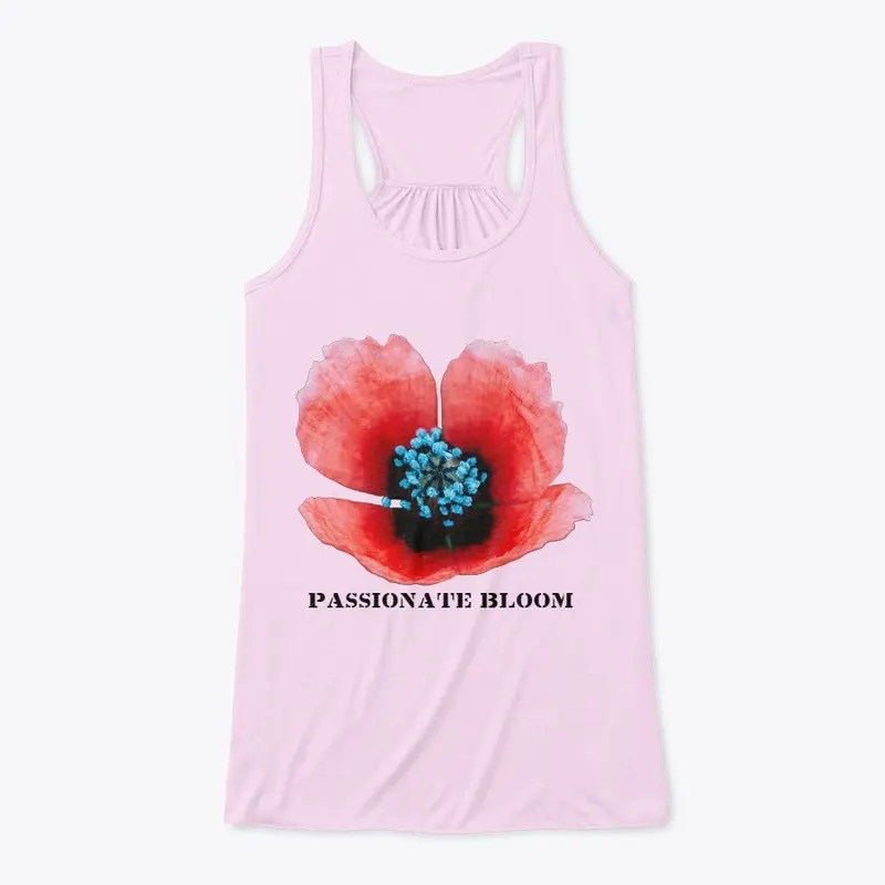 Passionate Bloom Women's Flowy Tank Top